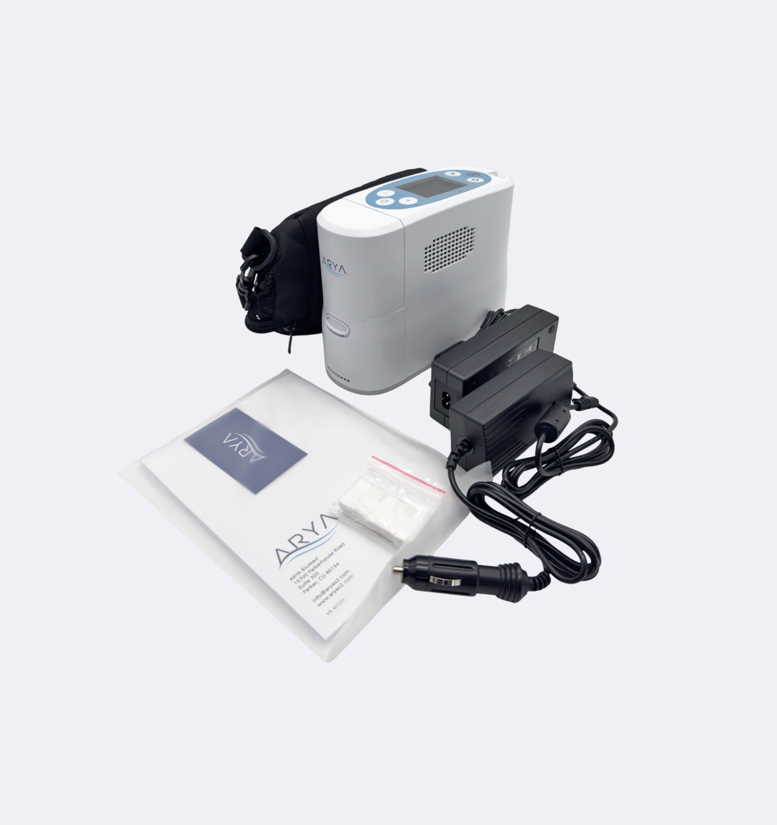 Aya Airtivo max Portable oxygen concentrator Front view
